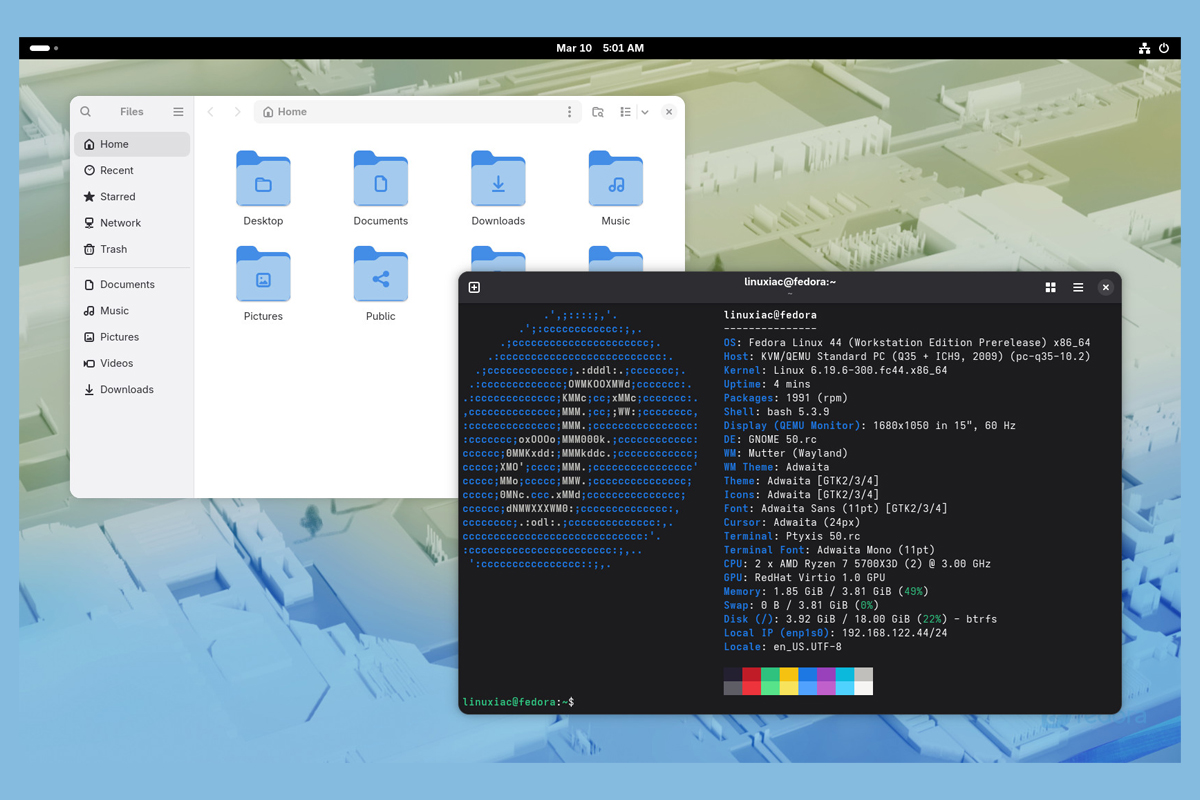 Fedora Linux 44 Beta Yayımlandı