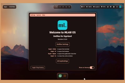 Hyprland Tabanlı ML4W OS 2.12.0 Yayınlandı