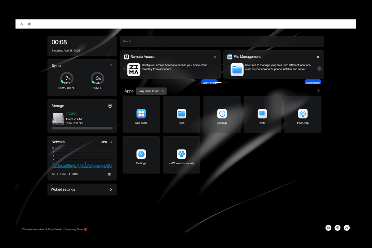 ZimaOS 1.6.0 Yayınlandı: NAS Sistemleri İçin Yeni Depolama ve SMB Düzeltmeleri