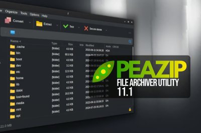 PeaZip 11.1 Dosya Sıkıştırma Aracı Güvenlik Güncellemeleri ve 7z Desteği ile Geliyor