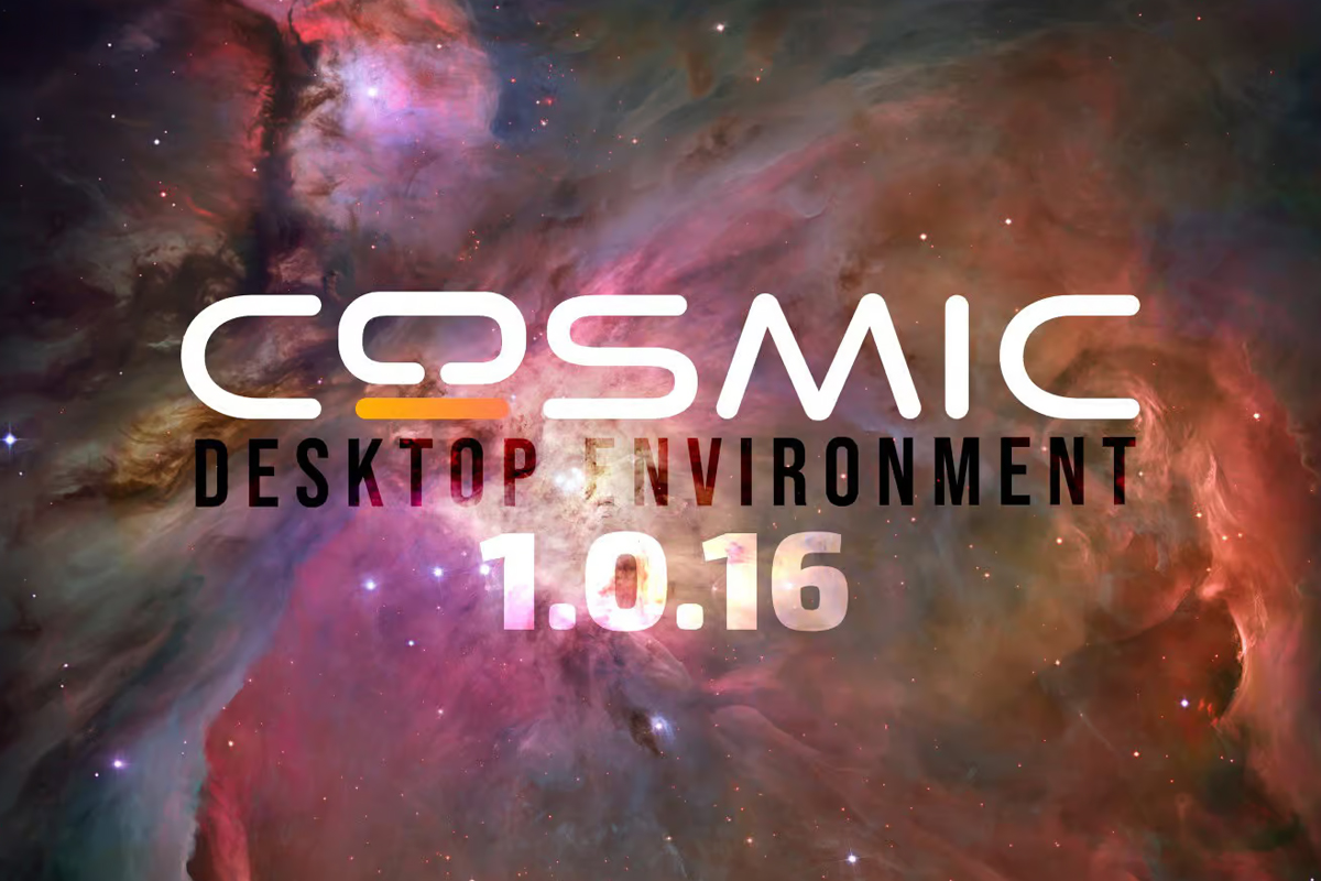 COSMIC Desktop 1.0.16 Bluetooth Eşleştirme ve Dosya Yönetimini Geliştiriyor