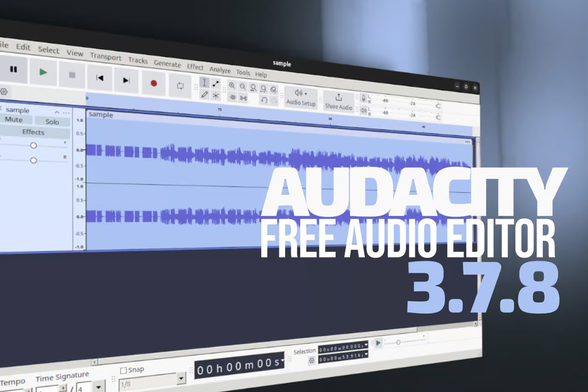 Audacity 3.7.8 Ses Düzenleyicisi Linux HiDPI Arayüzünü İyileştiriyor