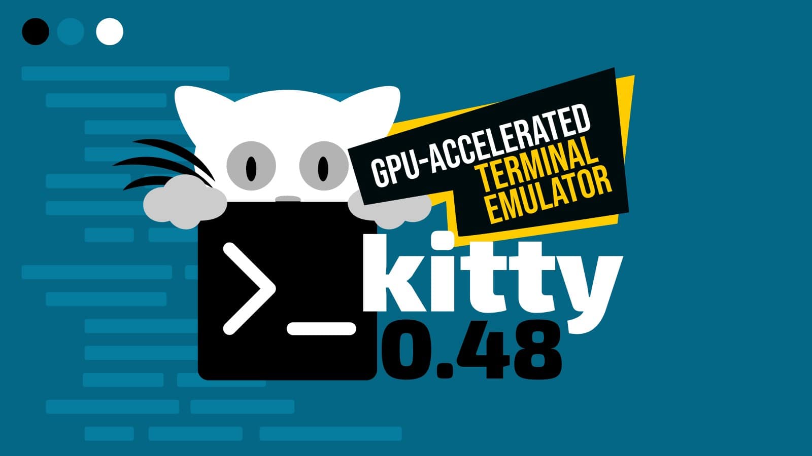Kitty 0.48 Terminal Emulator Dikey Sekmelerle Geliyor