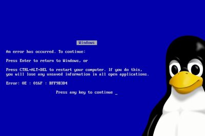 Linux kendi “Mavi Ekran” hatasına kavuşuyor